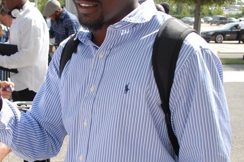 Felix Jones signing autographs
